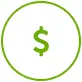dollar sign in circle